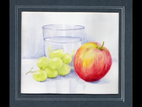 still life done on watercolor paper 11x14. medium is sumi…