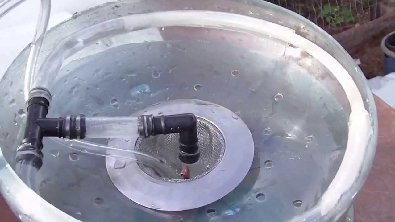 How To Pump Water Using A Small Air Pump - YouTube