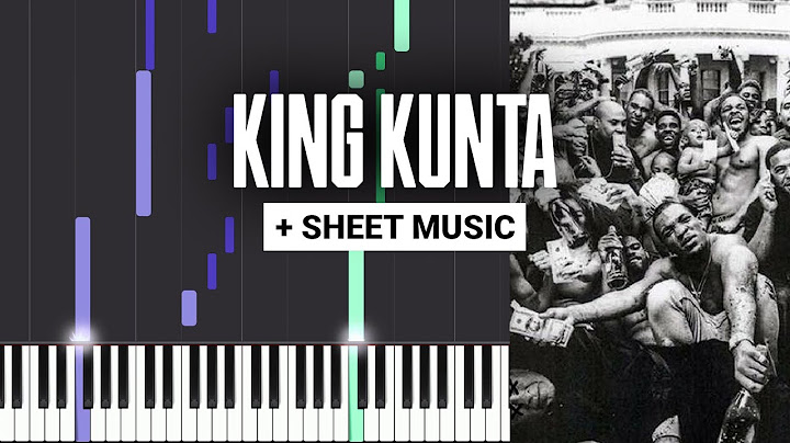 King Kunta Piano version - Piano performance video thumbnail