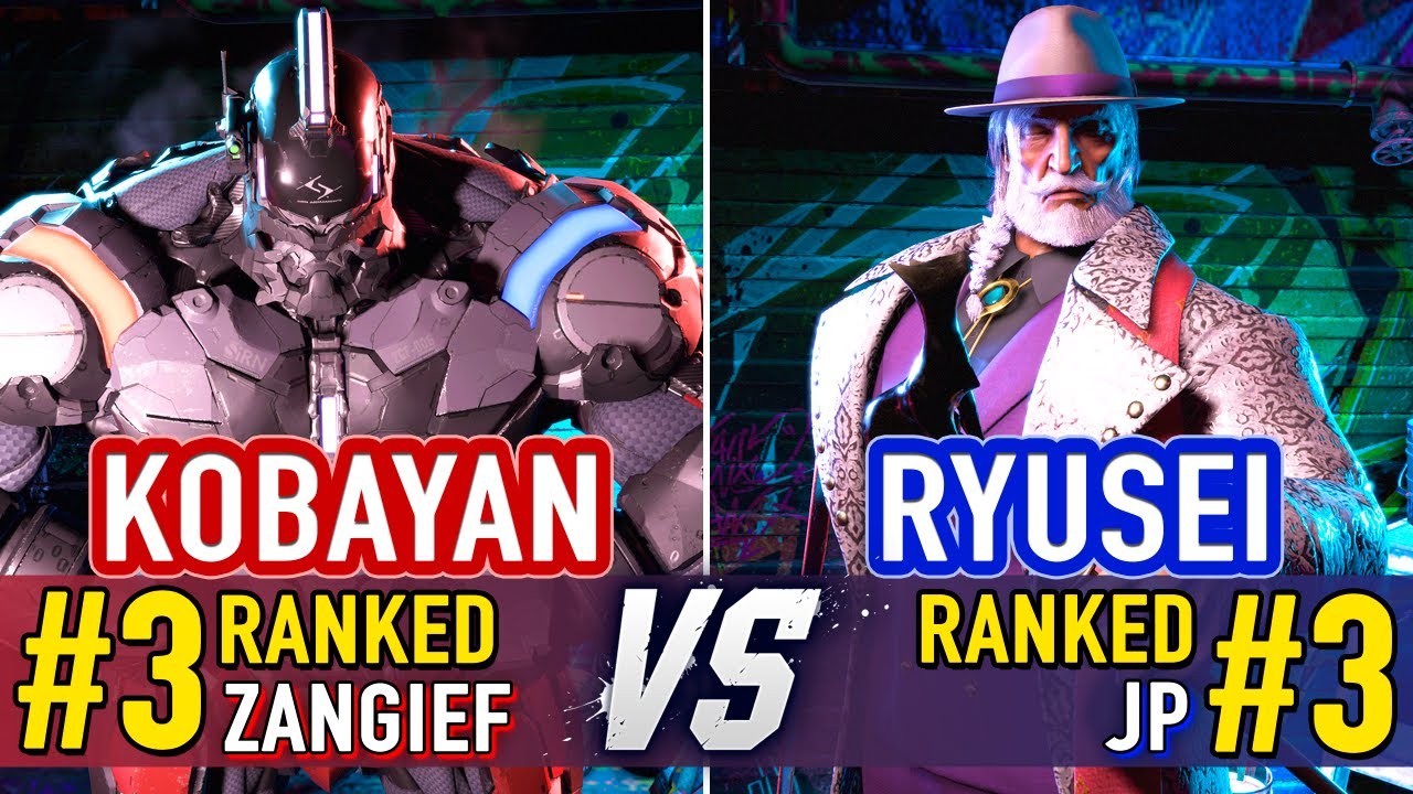 SF6 🤜 Kobayan (#3 Ranked Zangief) vs Ryusei (#3 Ranked JP) 🤛 SF6 High Level Gameplay