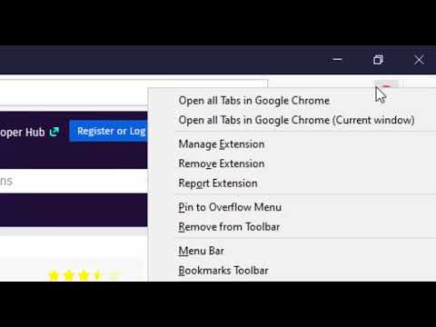 How to add an Extension button to the Firefox toolbar