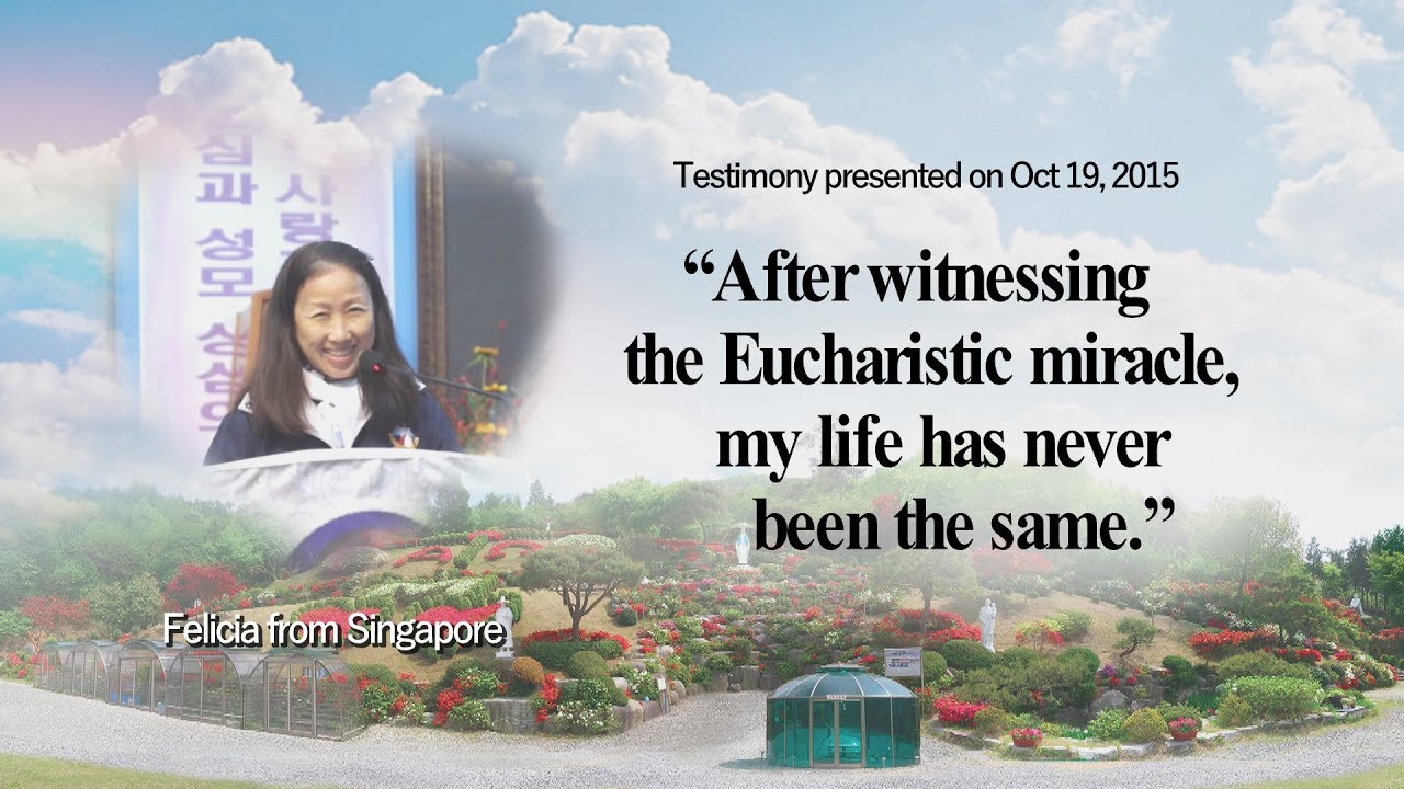 “After witnessing the Eucharistic miracle, my life has never been the