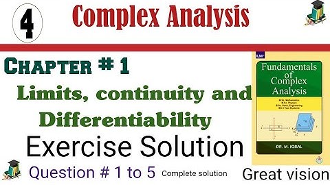 Complex Analysis chapter # 1 Exercise Solution.| Complex Analysis|, complex Analysis by Dr.iqbal.