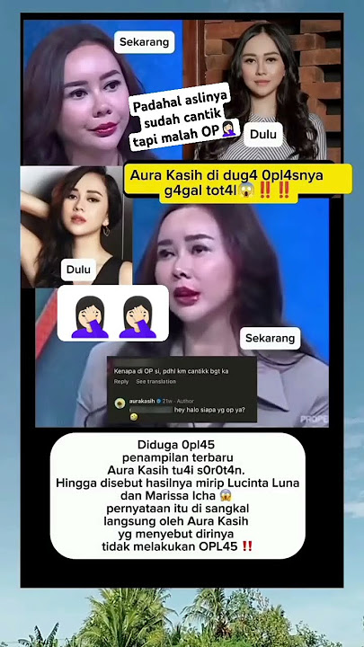 Penampilan Baru Aura Kasih yg menyangkal melakukan OP #viralvideo #shorts #aurakasih