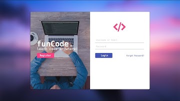 How to Create Fun Code App Modern Flat UI Login Form C# VB NET in Visual Studio 2015 with Bunifu