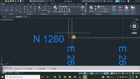 Lisp to Draw Grid lines with Easting and northing labels in AutoCAD