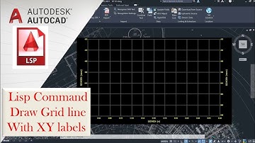 Lisp to Draw Grid lines with Easting and northing labels in AutoCAD