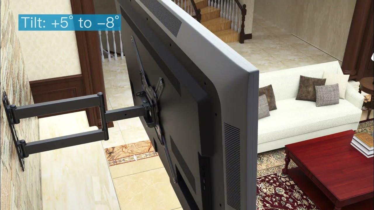 PERLESMITH PSMFK12 Full Motion TV Mount for 3255 Inch TVs with Robust