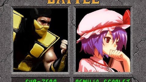 (M.U.G.E.N Single) Sub-Zero UMK3 VS Remilia Scarlet