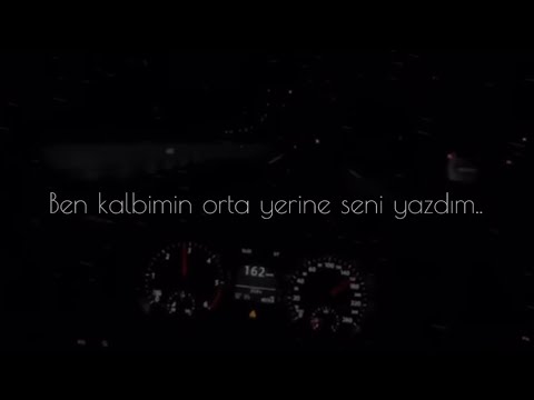 Ben Kalbimin Orta Yerine Seni Yazdım ( Lyric Video ) Başıma Belasın l Emin Bilen