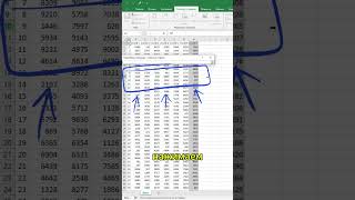 Закрепить шапку таблицы и вывести на печать часть таблицы Эксель  #excel