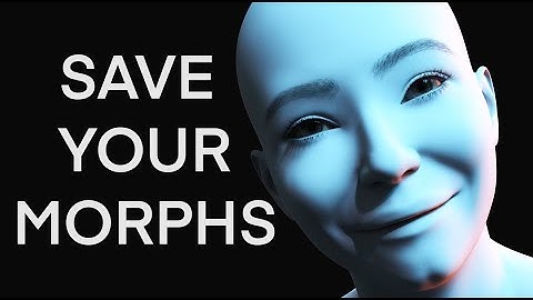 CREATE NEW CHARACTERS AND SAVE OUT MORPHS (daz) Easy