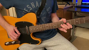 Oasis - Slide Away Guitar Solo Cover