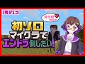 【低音女子VTuber/Minecraft】マイクラ初心者！巨大洞窟探索で迷子😢初ソロマイクラでエンドラ倒したい！#4【指示厨歓迎】