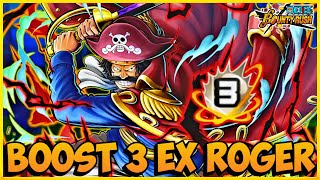 Boost 3 New Ex Roger Gameplay | One Piece Bounty Rush