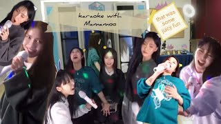 Mamamoo doing karaoke is still a chaotic mess