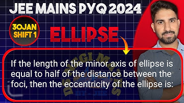 If the length of the minor axis of ellipse is equal to half of the distance between the foci, then