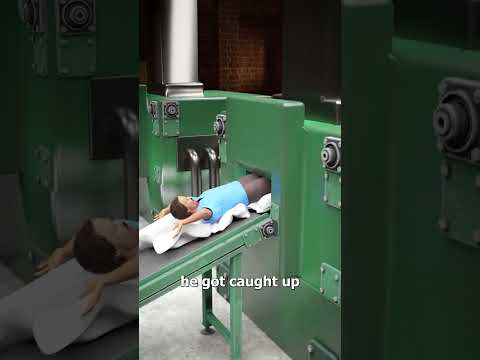 Man Trapped In