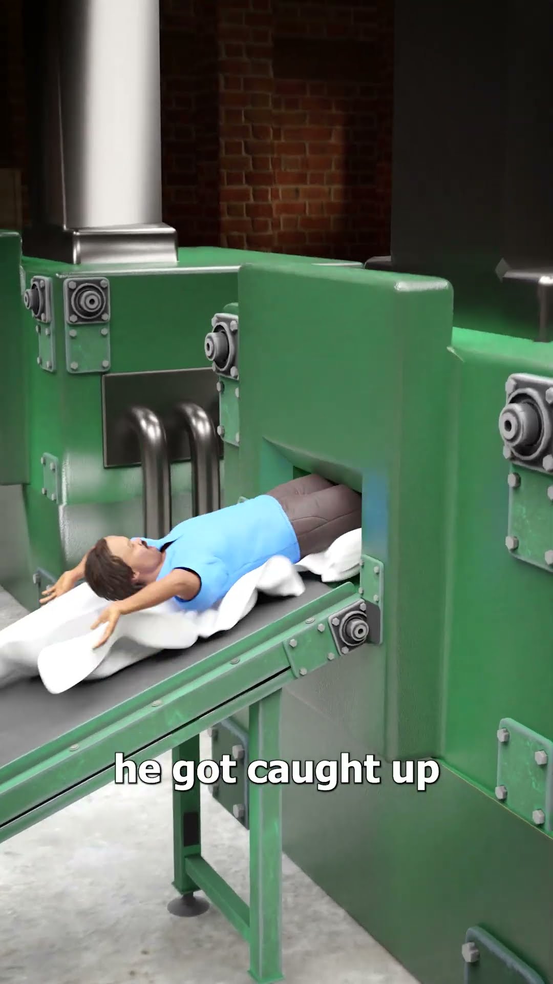 Man Trapped In Industrial Dryer ?