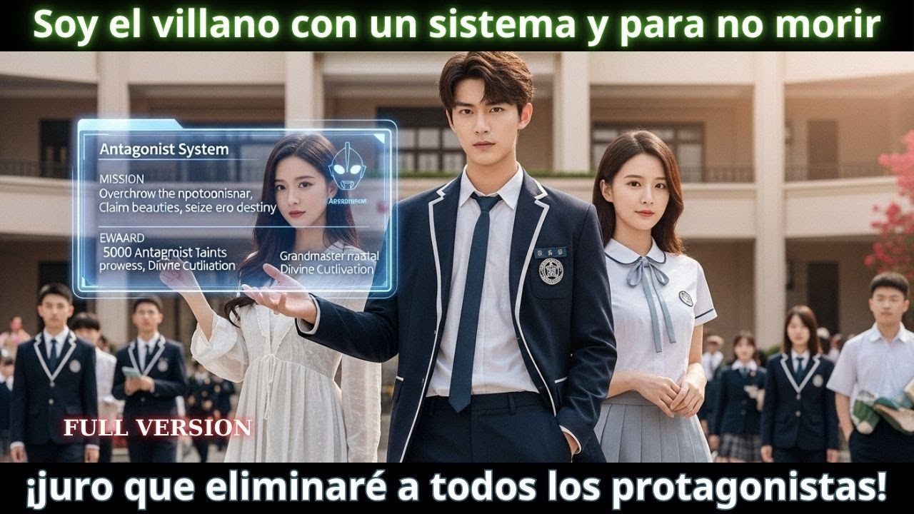 Soy el villano con un sistema y para no morir, ¡juro que eliminaré a todos los protagonistas!