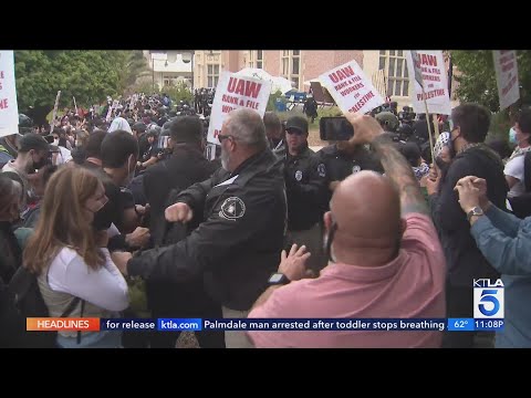 Police Swiftly Clear New Pro-Palestinian Protest Encampment At Ucla