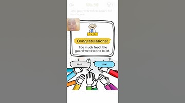 Brain Out Escape Room Level 12 The Guard is there again let him leave #BrainoutEscapeRoomLevel12