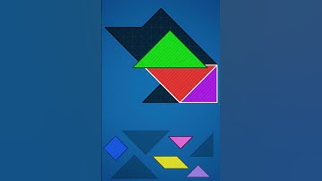 Tangram [017] #PuzzleGame #BrainTeaser #Gaming #Gameplay  #shortvideo #tangram #braintestsolution