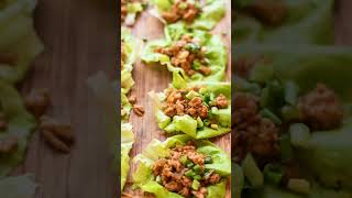 Copycat PF Chang’s Lettuce Wraps | Keto Asian Lettuce Wraps | Low Carb Asian Chicken Wraps