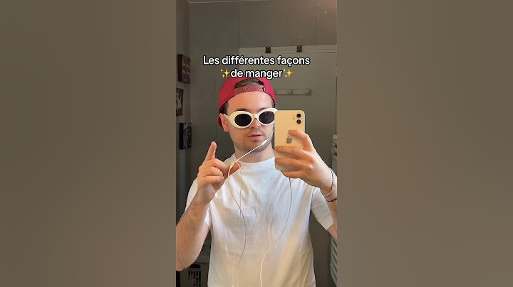 Les différentes façons de manger