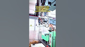#factory video#injection molding machine#robot#automation