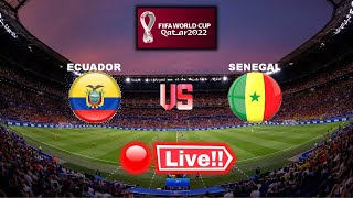 Senegal Vs Ecuador Live Stream | FIFA 22 World Cup Football Match | Match Today | Game Play | PS5
