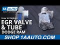 How to Replace EGR Valve Tube 2006-08 Dodge Ram 1500 V8 5-7l