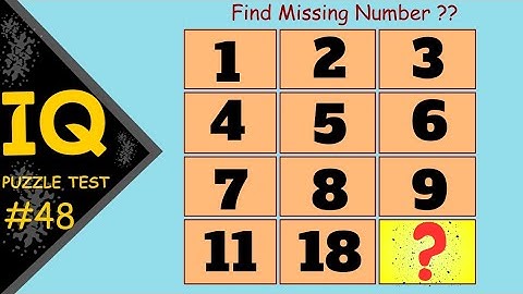 Missing Number Logical Reasoning Puzzle | Mental Maths Trick | Aptitude IQ Test