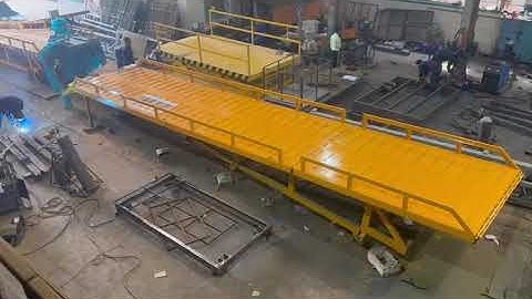 Dock Ramp Paint under process - JOIST Material Handling Equipment