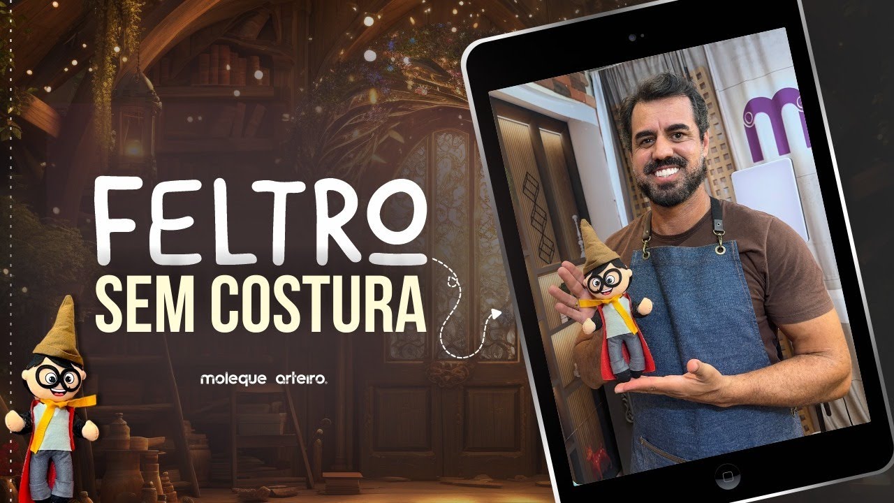 Como fazer o Harry Potter em Feltro Sem Costura