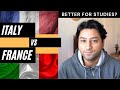 Italy Vs France | Which one is best for you to study? | Costs, Visa, After study options etc.