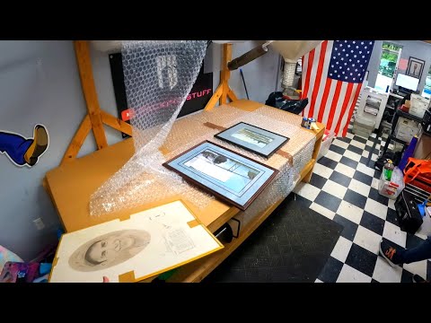 Wednesday 9/11.  POV Fedex shipping center packing and shipping.