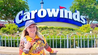 Carowinds Amusement Park MY FIRST TIME! Fury 325, Copperhead Strike, Hurler, Camp Snoopy & More!