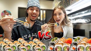 LAST TO STOP EATING SUSHI WINS!