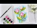 Altenew 36 Watercolor Review: Girls Trip Story One