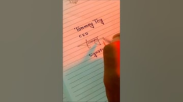 Signature Calligraphy Lettering | Elegant Handwriting  #shorts #signature #calligraphy #lettering