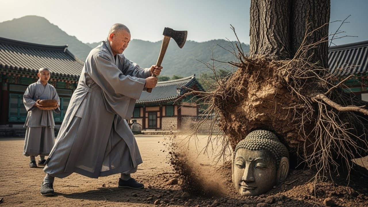 '50년간 매일 썩은 뿌리만 찍던 노스님, 썩은 나무 밑에서 발견된 '아기 부처'의 소름 돋는 정체'