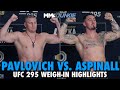 Tom Aspinall Heavier Than Sergei Pavlovich at Official Weigh-In For Interim Title Fight | UFC 295