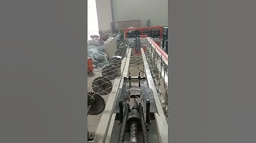 GST fully automatic chain link fence manufacturing machine working 10cm hole size