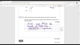 AQA Chemistry 2021 Single Higher Paper 1 (Part1) Walkthrough