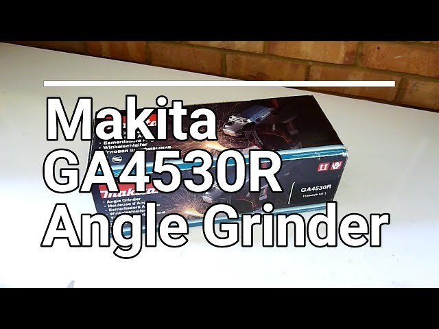 Makita GA4530 115mm Angle Grinder from Toolstop - YouTube