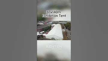 Massive 30m x 140m Exhibition Tent! Your Ultimate Event Venue Solution!
