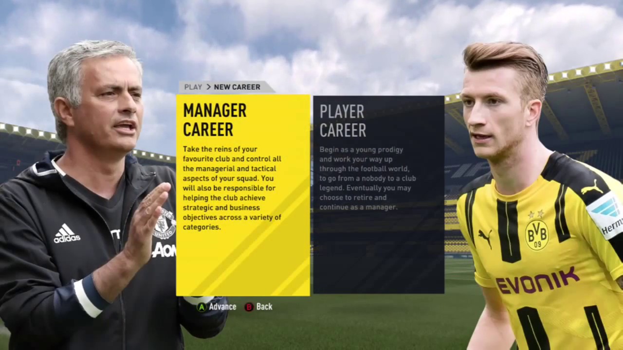 fifa 17 tutorial how to use your created player in your career mode