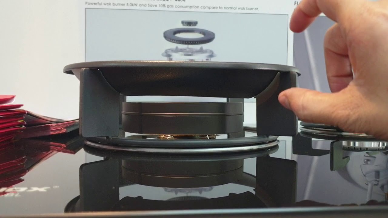 livinox - do not use universal wind guard on a tempered glass hob