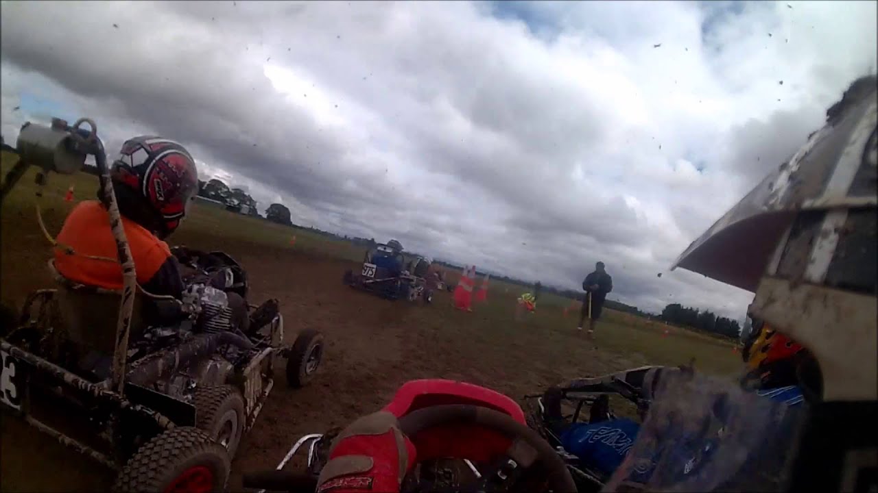 Grass Kart Racing December 2015 Christchurch YouTube